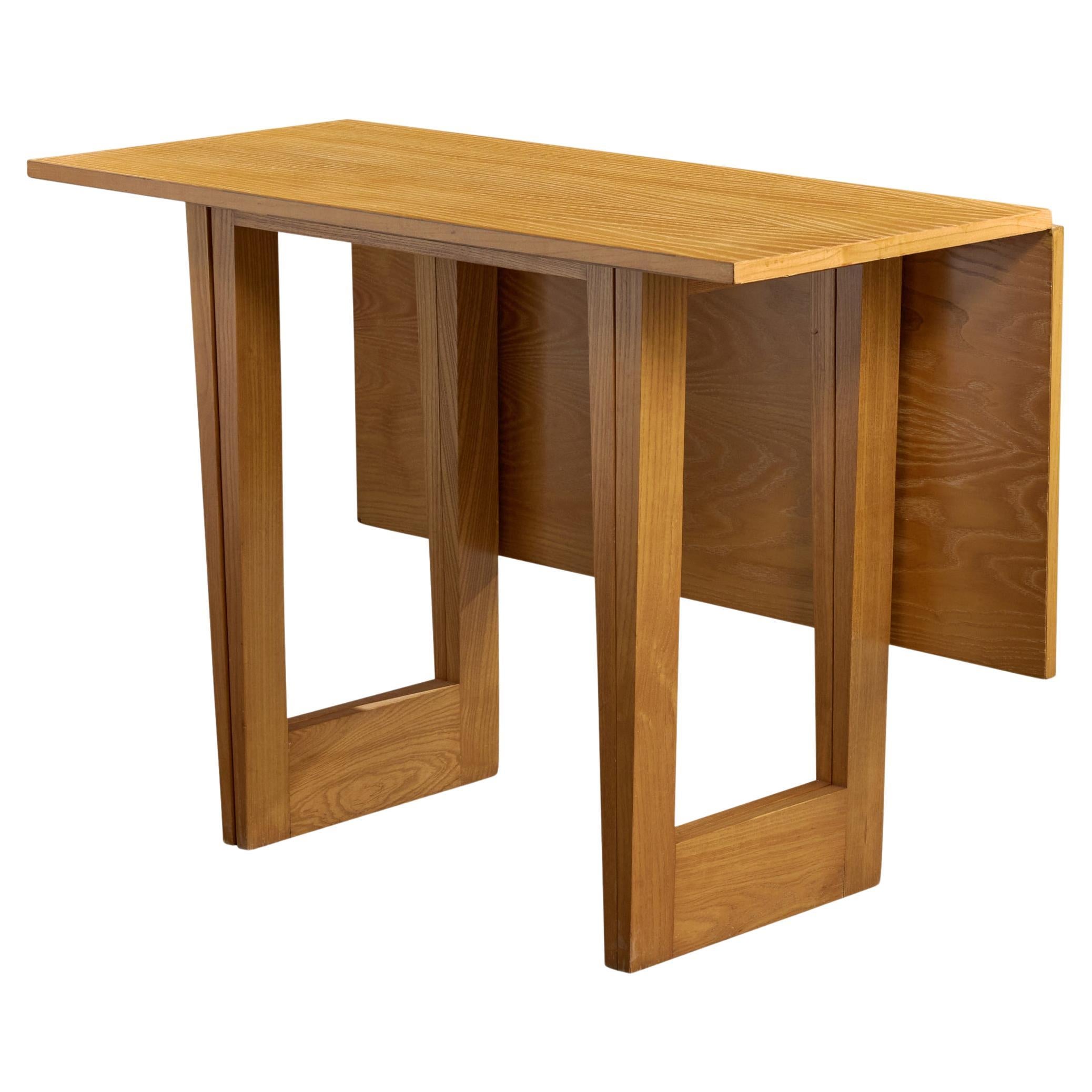 Paul Laszlo, Flip-Top Console, Oak, USA, 1950s