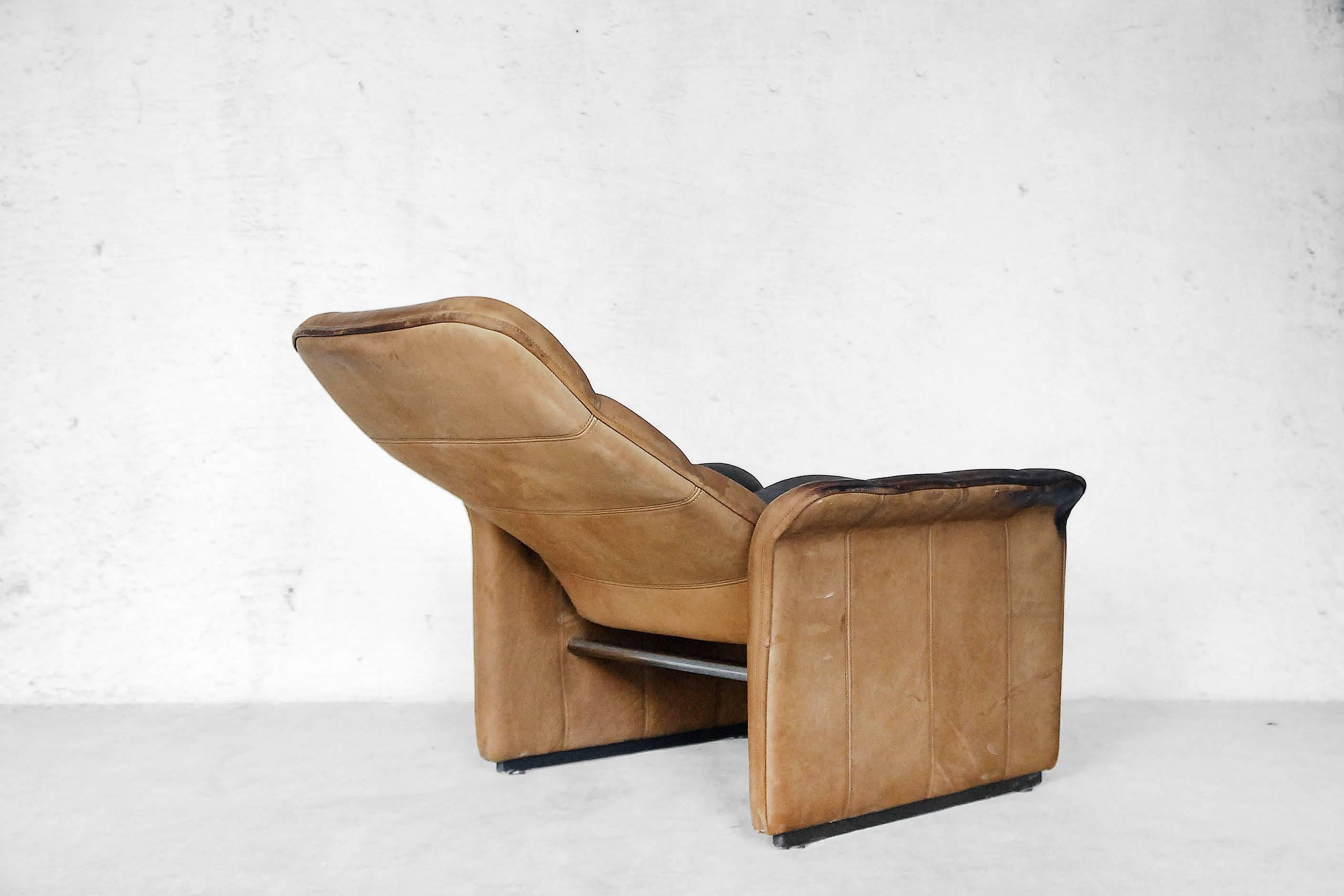 Late 20th Century Adjustable DS-50 Buffalo Leather Lounge Chair from De Sede, 1970s