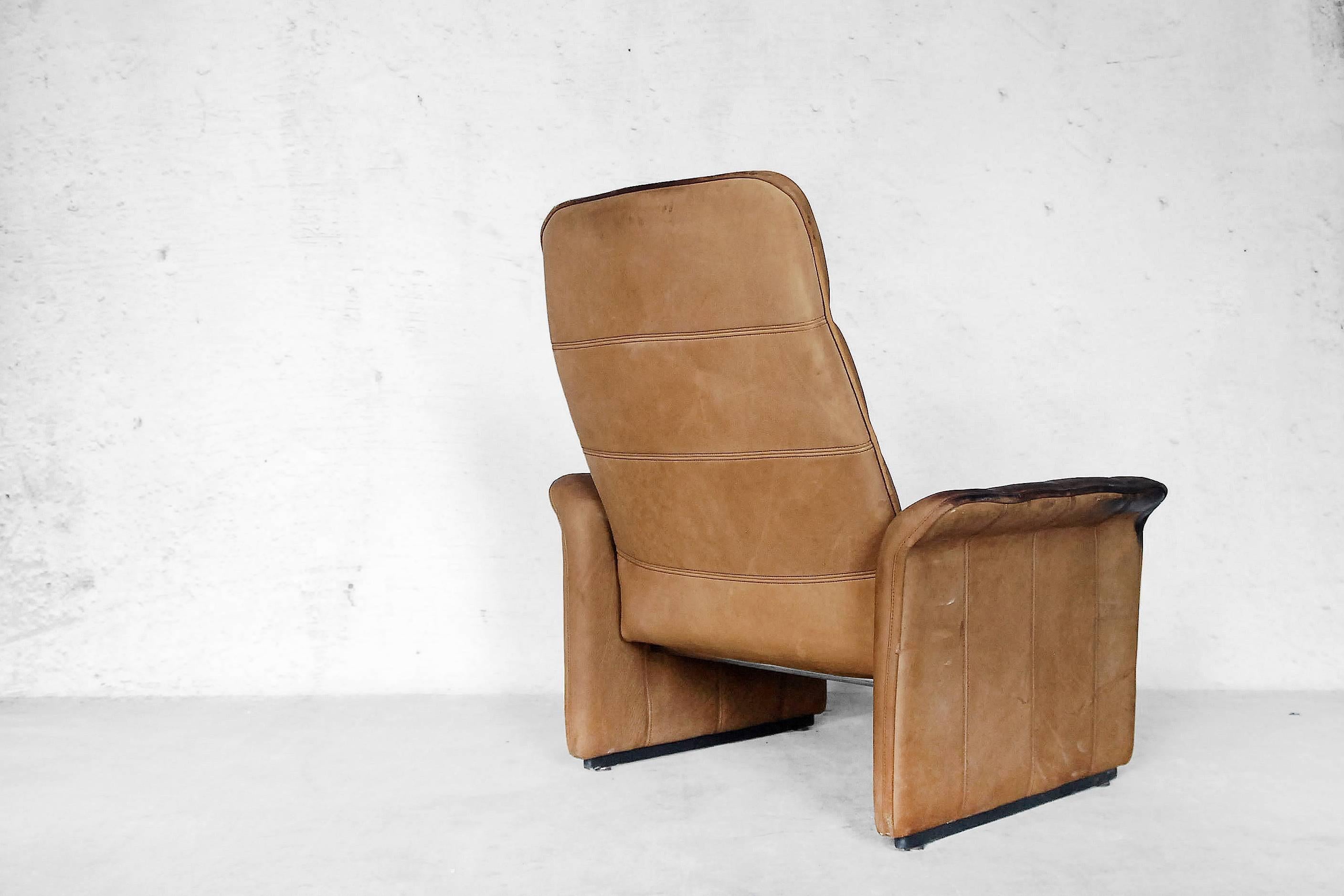 Adjustable DS-50 Buffalo Leather Lounge Chair from De Sede, 1970s 1