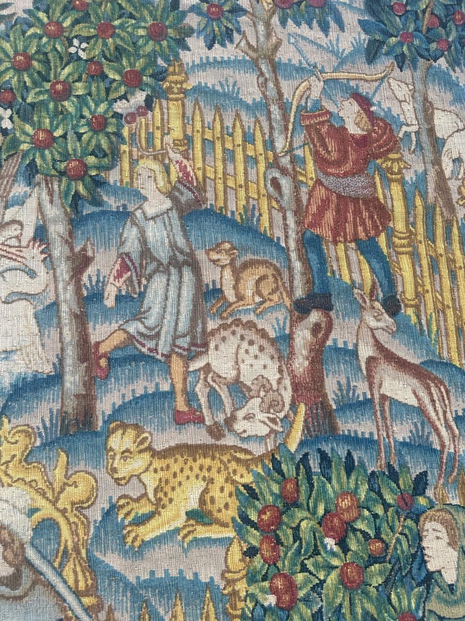 Schöner französischer Wandteppich im Aubusson-Stil 