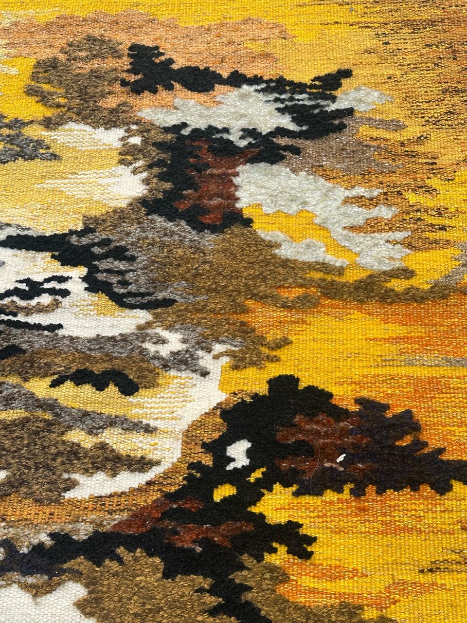 20th Century Nice modern French Aubusson Tapestry by « Gemmanick » For Sale