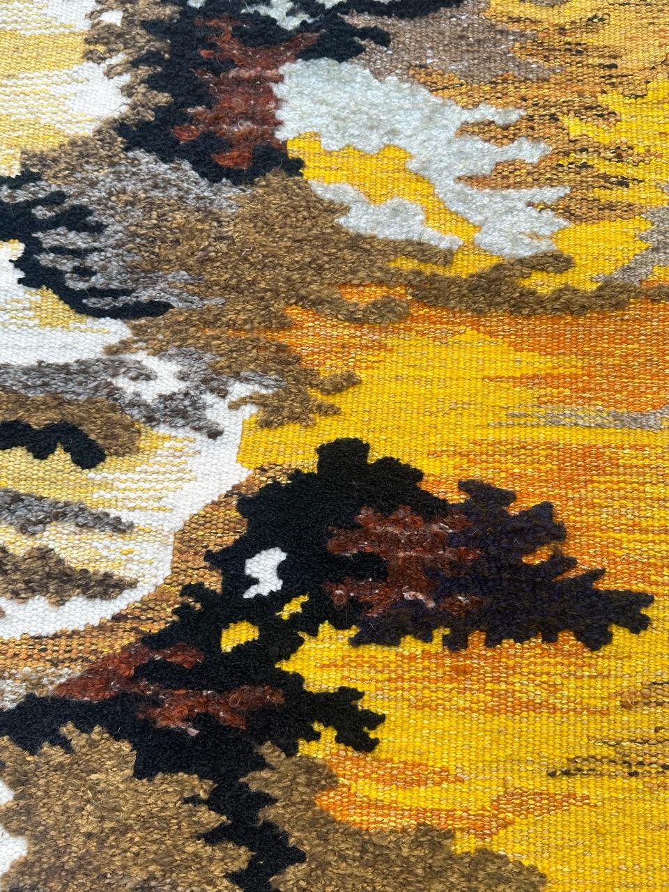 Nice modern French Aubusson Tapestry by « Gemmanick » For Sale 1