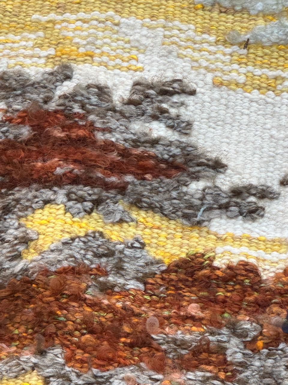 Nice modern French Aubusson Tapestry by « Gemmanick » For Sale 12