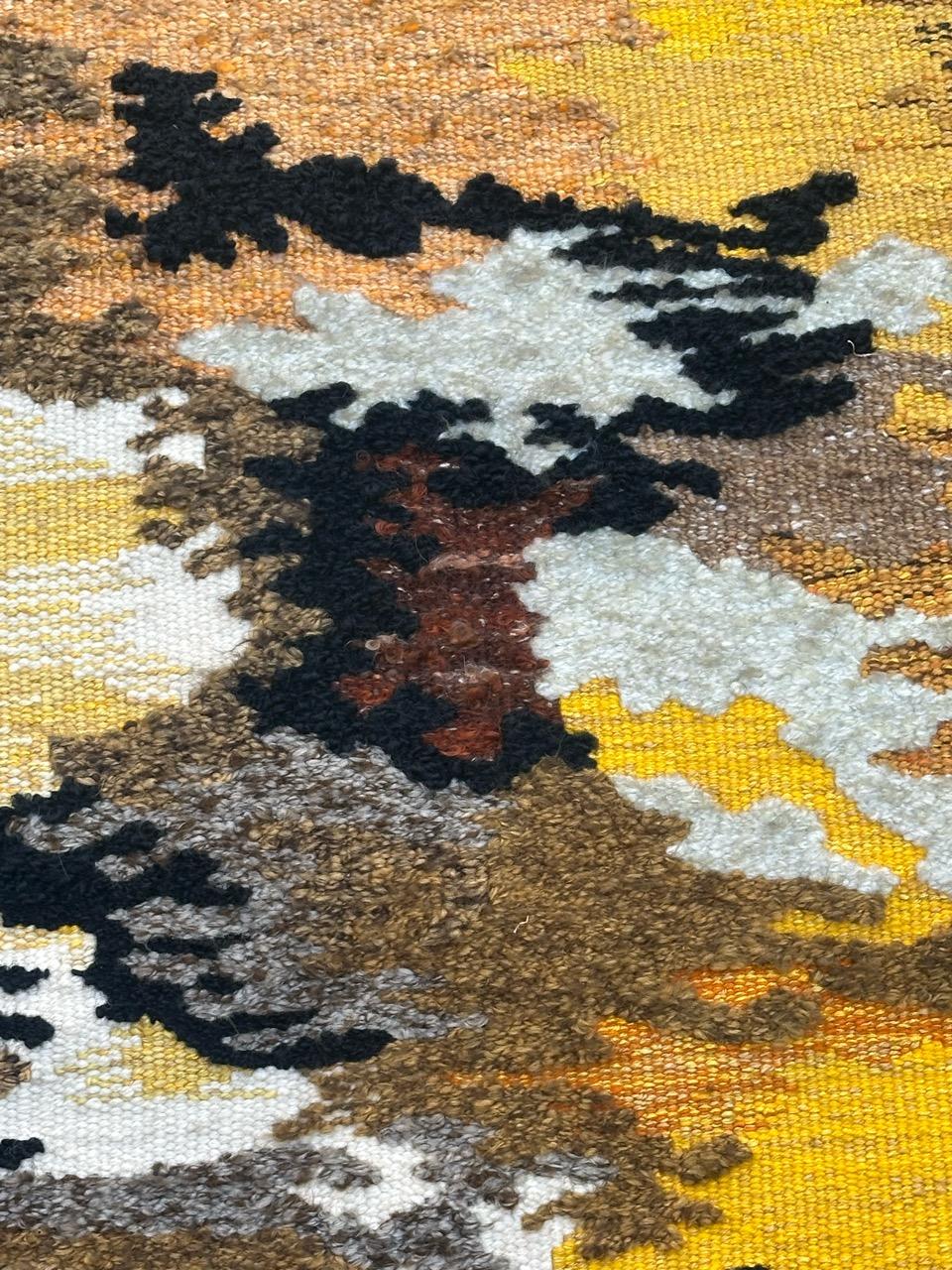 Nice modern French Aubusson Tapestry by « Gemmanick » For Sale 9