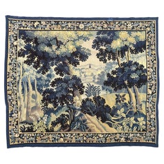 Nice Antique French Aubusson tapestry «landscape »