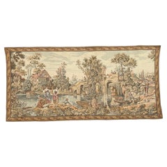Nice French Aubusson Style Jacquard Tapestry "riverside"