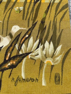 Nice modern French Aubusson Tapestry " by Rene Fumeron