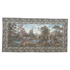 Nice French Aubusson Style Jacquard Tapestry "riverside"