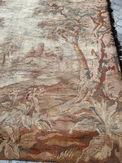 Nice antique French Aubusson Style Jacquard Tapestry "landscape"