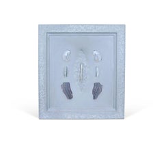 Indoor/Outdoor Concrete Wall Sculpture with Stones