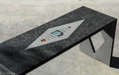 Contemporary Custom Concrete Bench