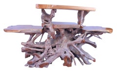 Teak Root Plant or Console Table