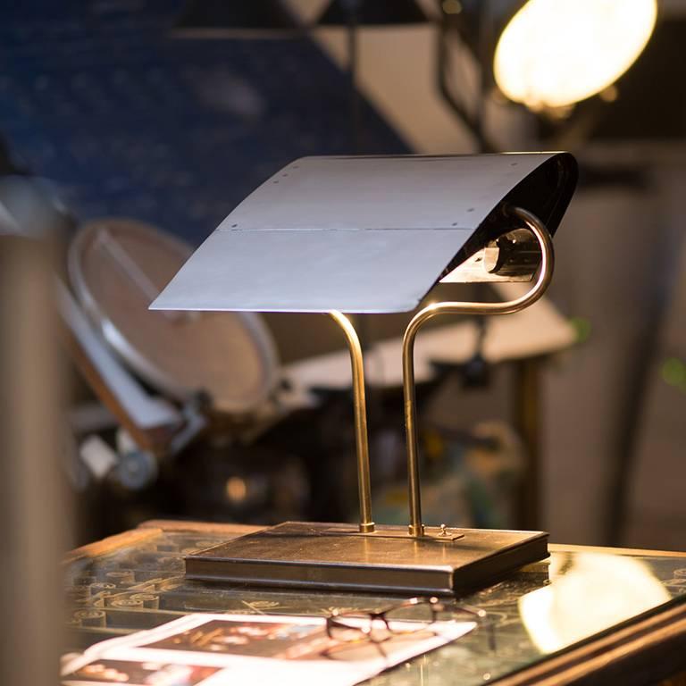 British Leading Edge Desk Lamp For Sale