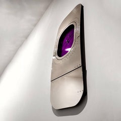 Airbus Aircraft Fuselage Clock, Magenta