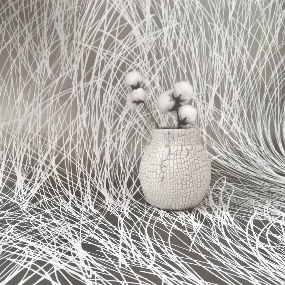 Shag is inspired by the waves in human hair and animal fur.

Samples measure 8.5 in x 11 in and are available upon request
• Rolls measure 27 in wide x 15 ft long
• 27 in x 36 in repeat and in a straight-across pattern match
• Untrimmed and