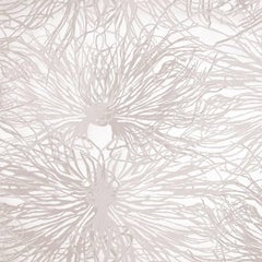 Hand-Screened Anemone Wallpaper in Alique Colorway