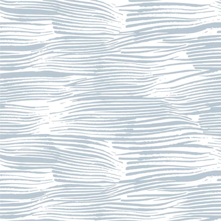 Large-Scale Aegean Wallcovering in Ocean Colorway For Sale