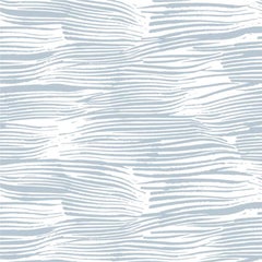 Large-Scale Aegean Wallcovering in Ocean Colorway