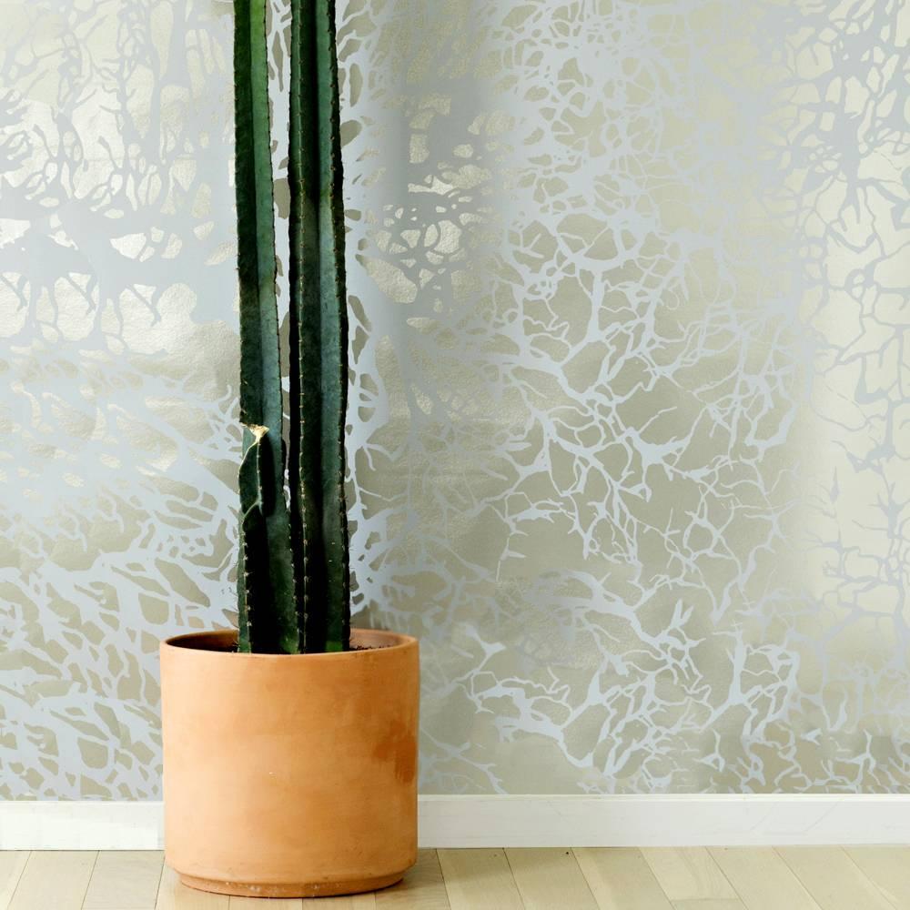 Modern Gorgonian in Steel Colorway For Sale