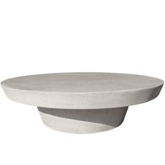 Lightweight Outdoor Cocktail Table in 'Natural Concrete' Finish by Zachary A.