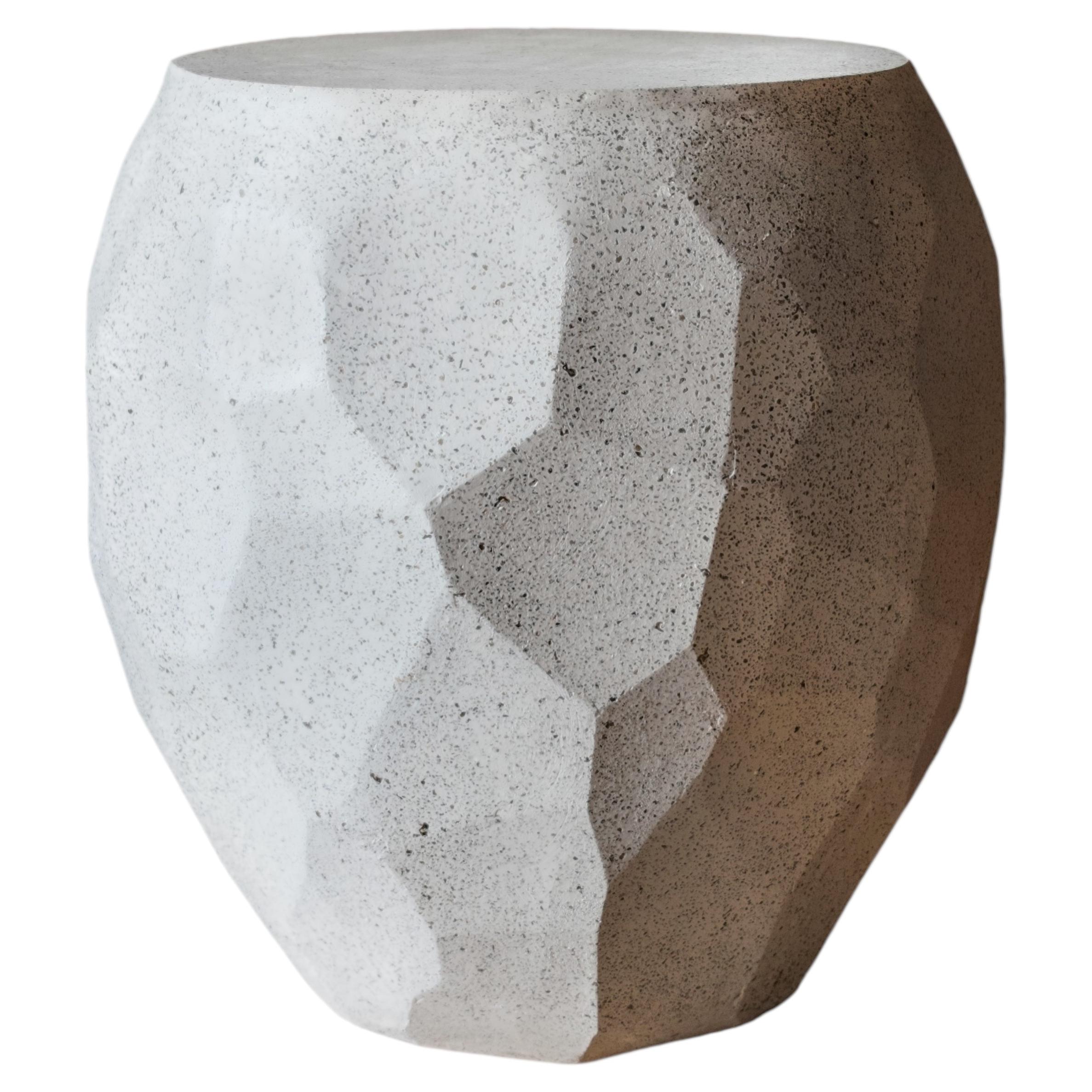 'Facet' Side Table by Zachary A. Design in Resin & Stone Aggregate, USA