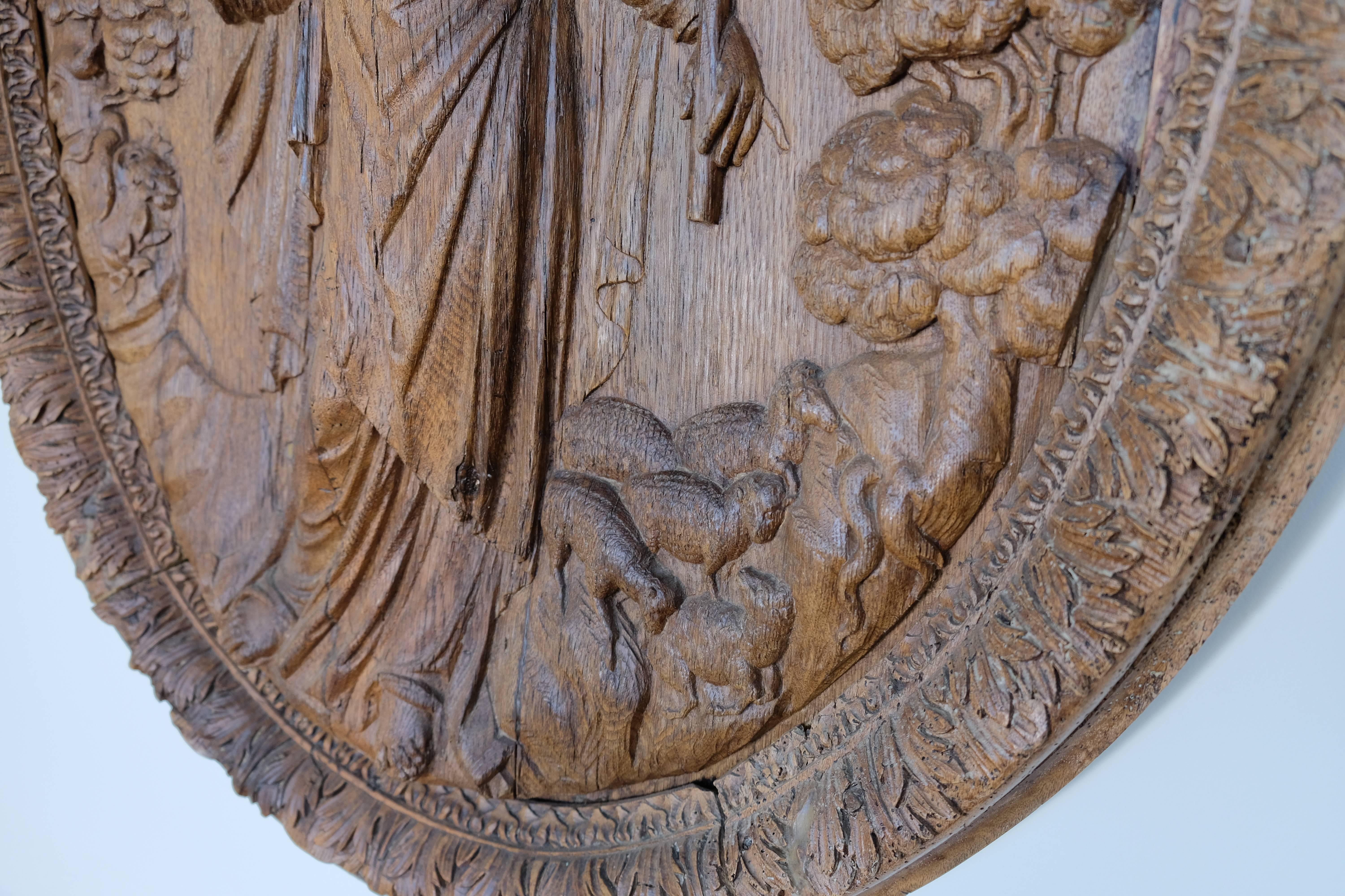 Other Religious Carving St. Catherine of Siena For Sale