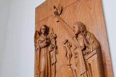 Religious Carving the Annunciation