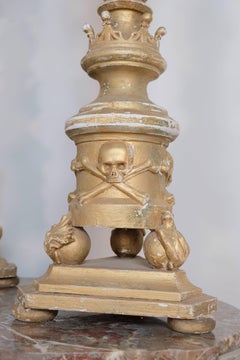 Mid-19th Century Altar Candle Stands
