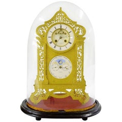 Superbe horloge à calendrier perpétuel d'Achille Brocot et Jean Baptiste Delettrez
