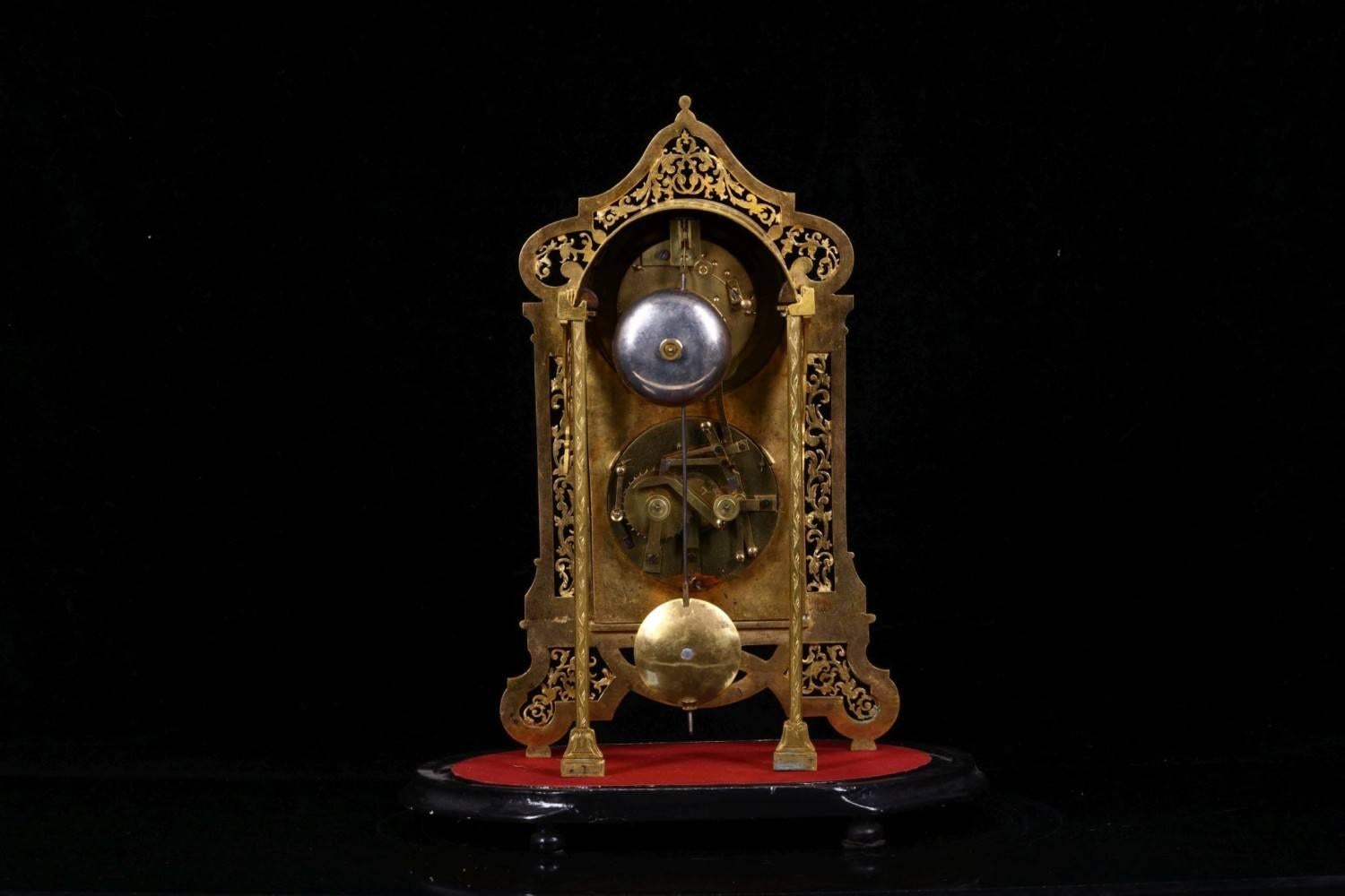 French Superb Perpetual Calendar Clock by Achille Brocot and Jean Baptiste Delettrez For Sale