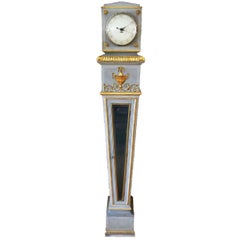 Antique Continental Painted Neoclassical Style Regulator Clock