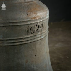 Huge Cast Bronze William Brend Bell, Dated 1624