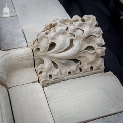 19th Century Gothic Arched Bath Stone Doorway Entranceway with Mullion Windows