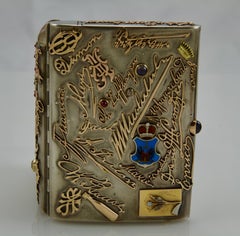Antique 20th Century "Souvenir" Russian Cigarette Case
