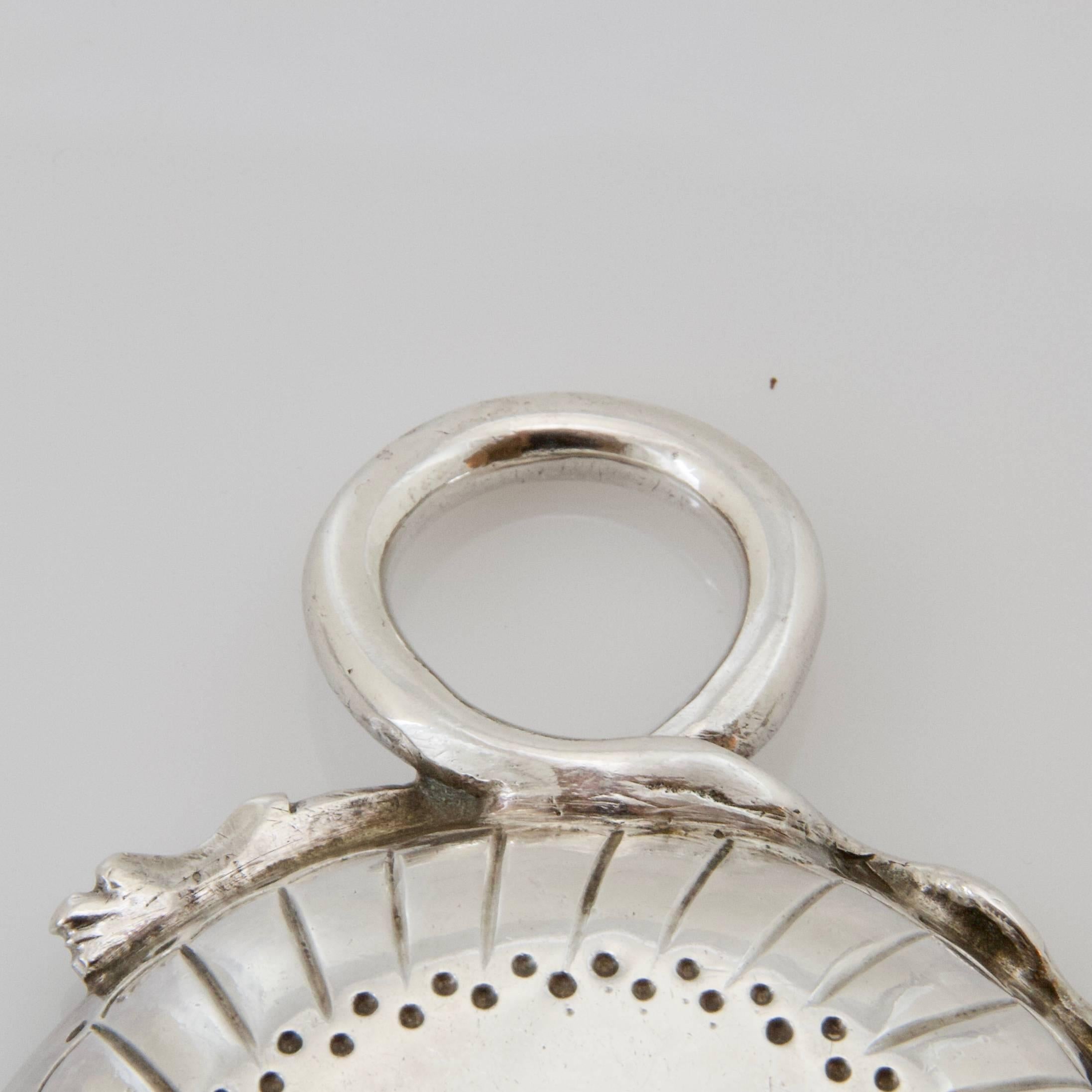 Mid-18th Century 18th Century Sterling Silver Taste-Vin by Debrie in 1761, Paris For Sale