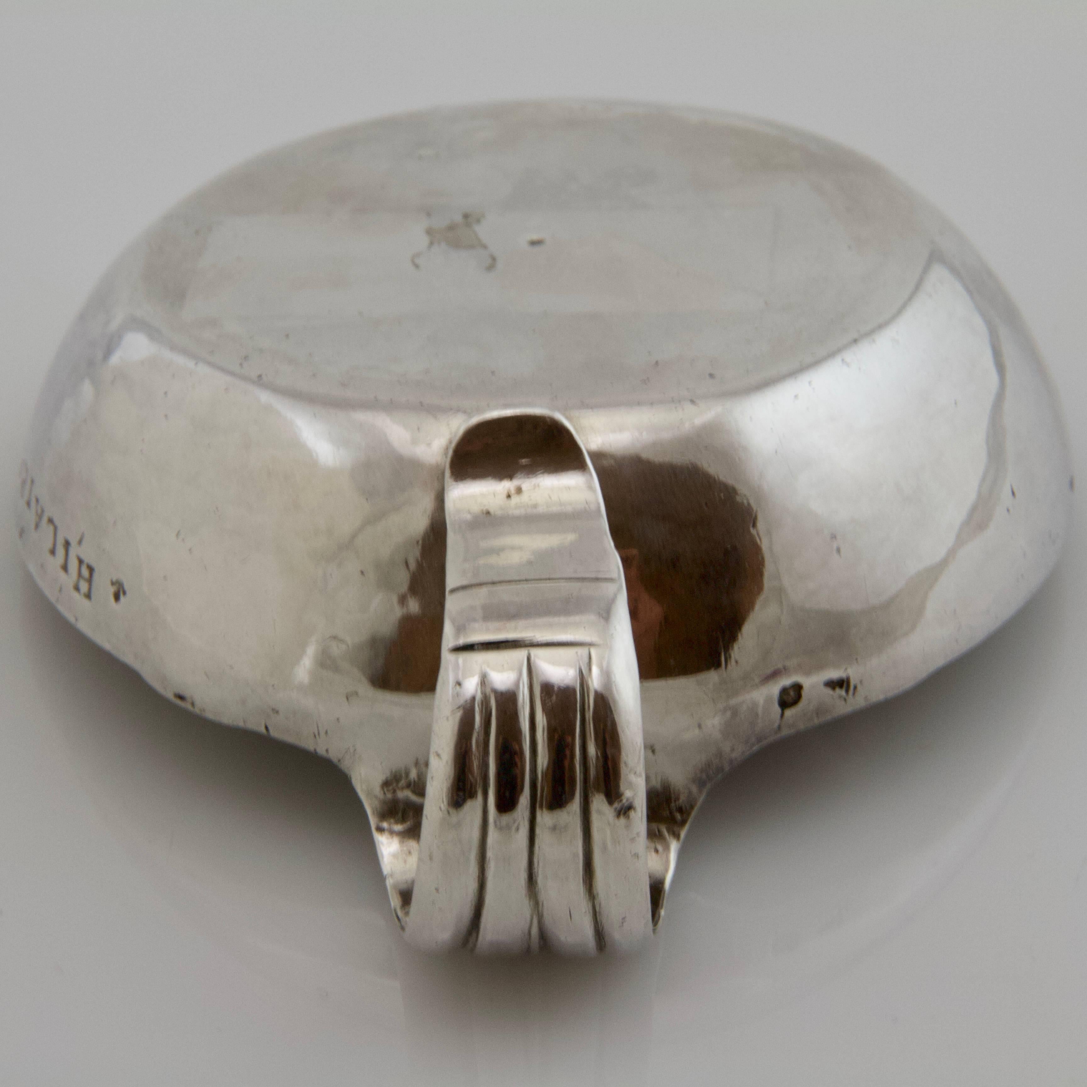 Louis XV 18th Century Sterling Silver Tastevin by Louis-Nicolas Dehors, Orléans For Sale