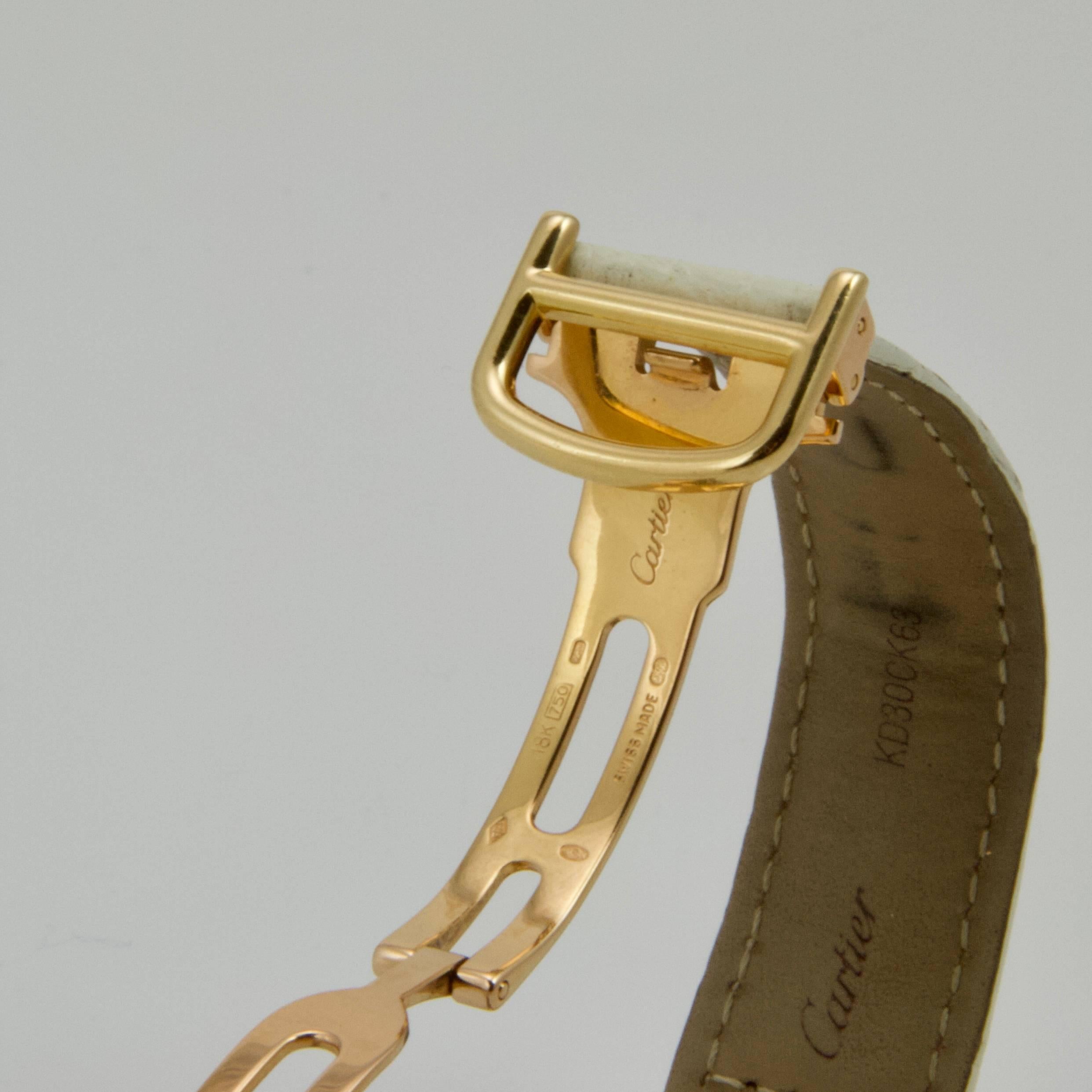 Cartier Yellow Gold Diamond Pasha Chronograph Quartz Wristwatch Ref 1354/1 For Sale 1