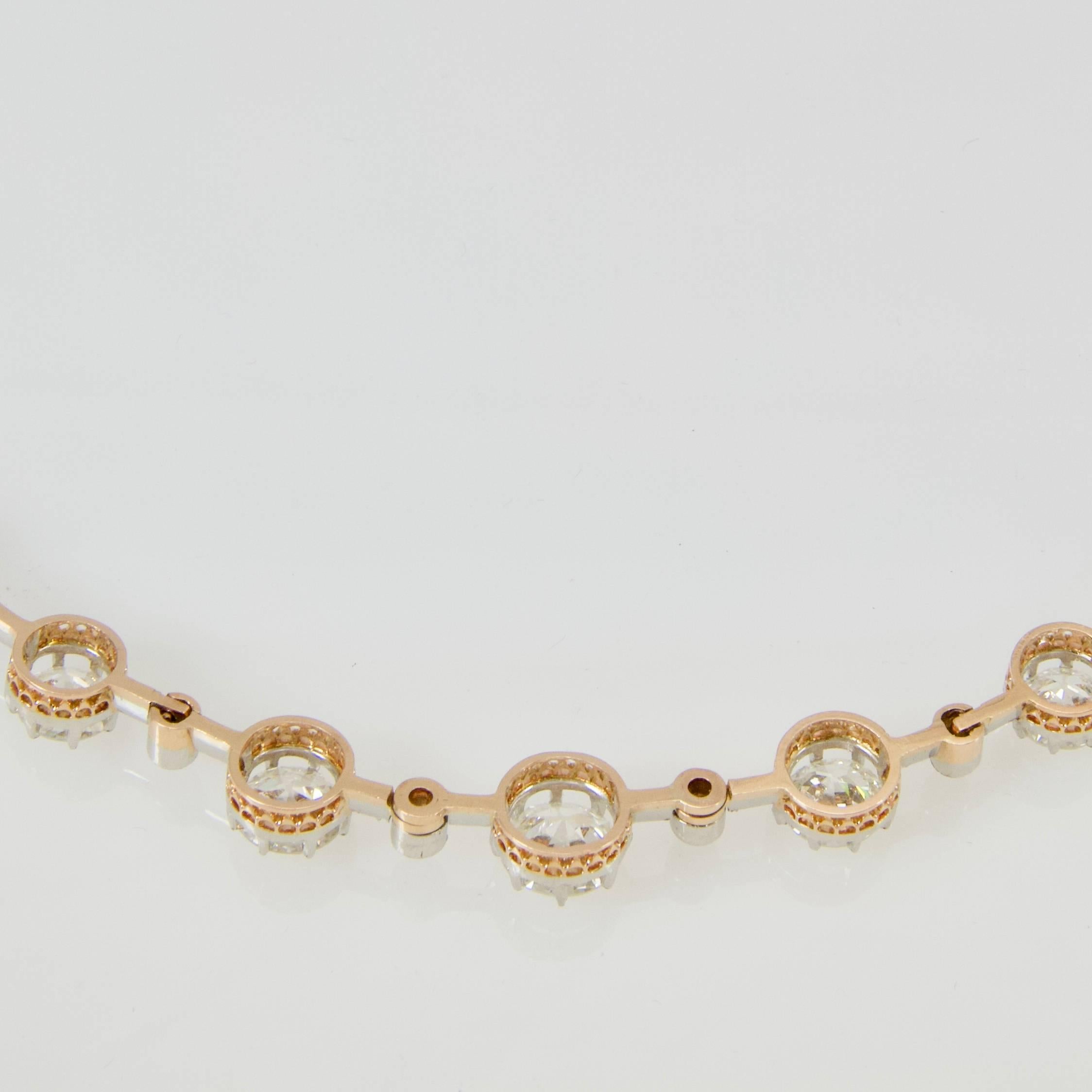 Antique Diamond Necklace by Mellerio Dits Meller For Sale 1