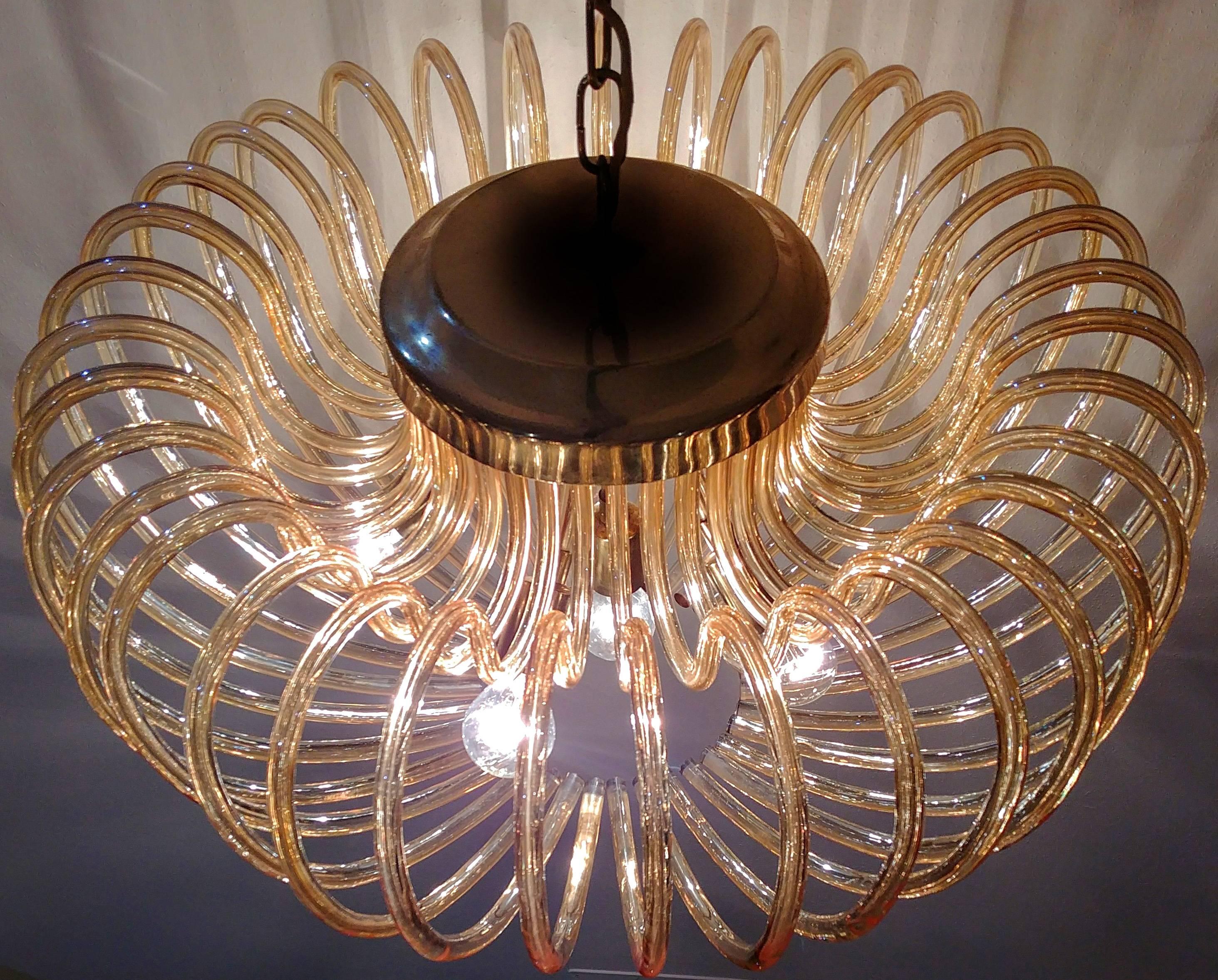 Italian Chandelier Murano, 1960s In Excellent Condition In Budapest, HU