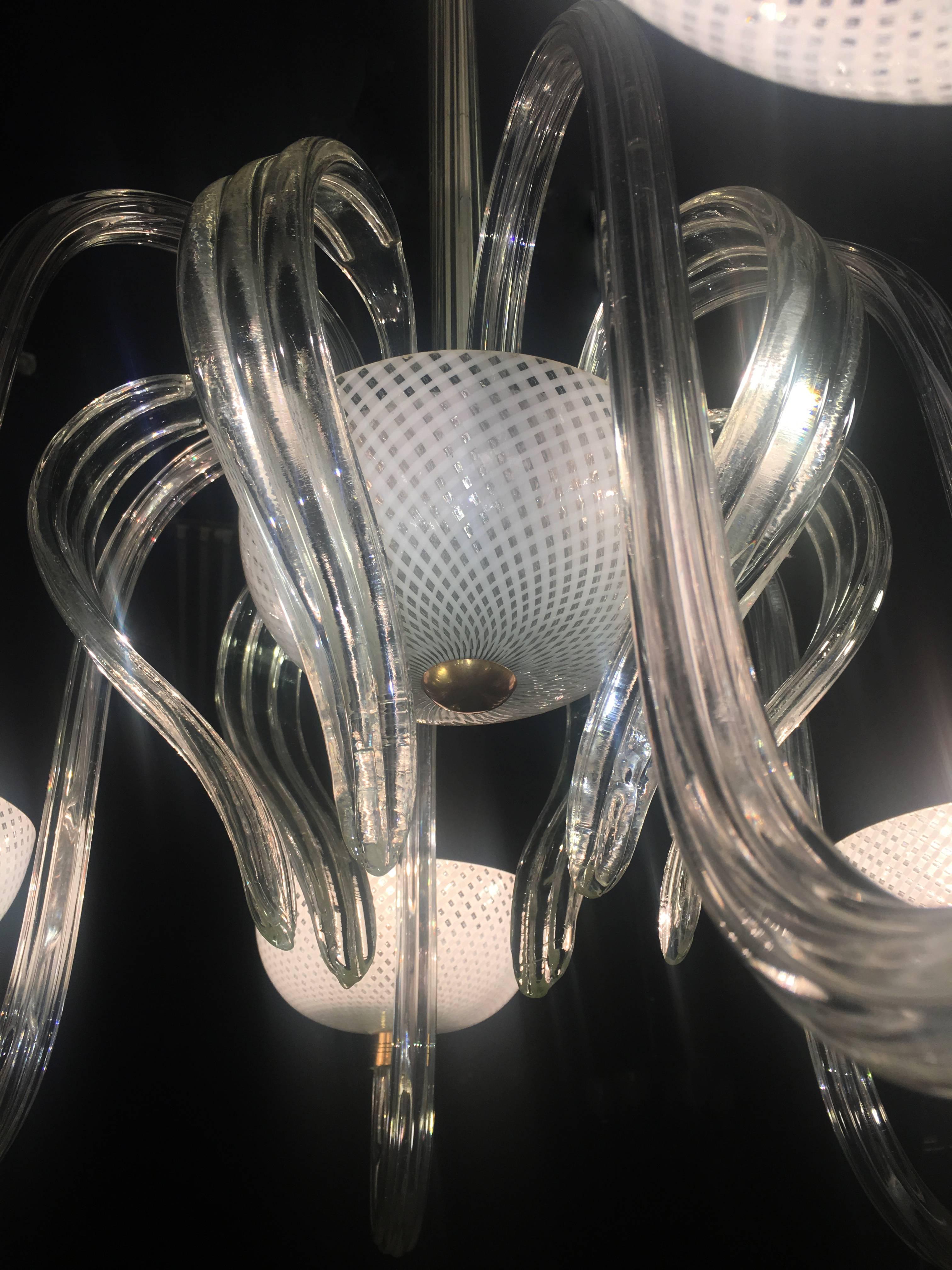 Magnifique lustre Venini 