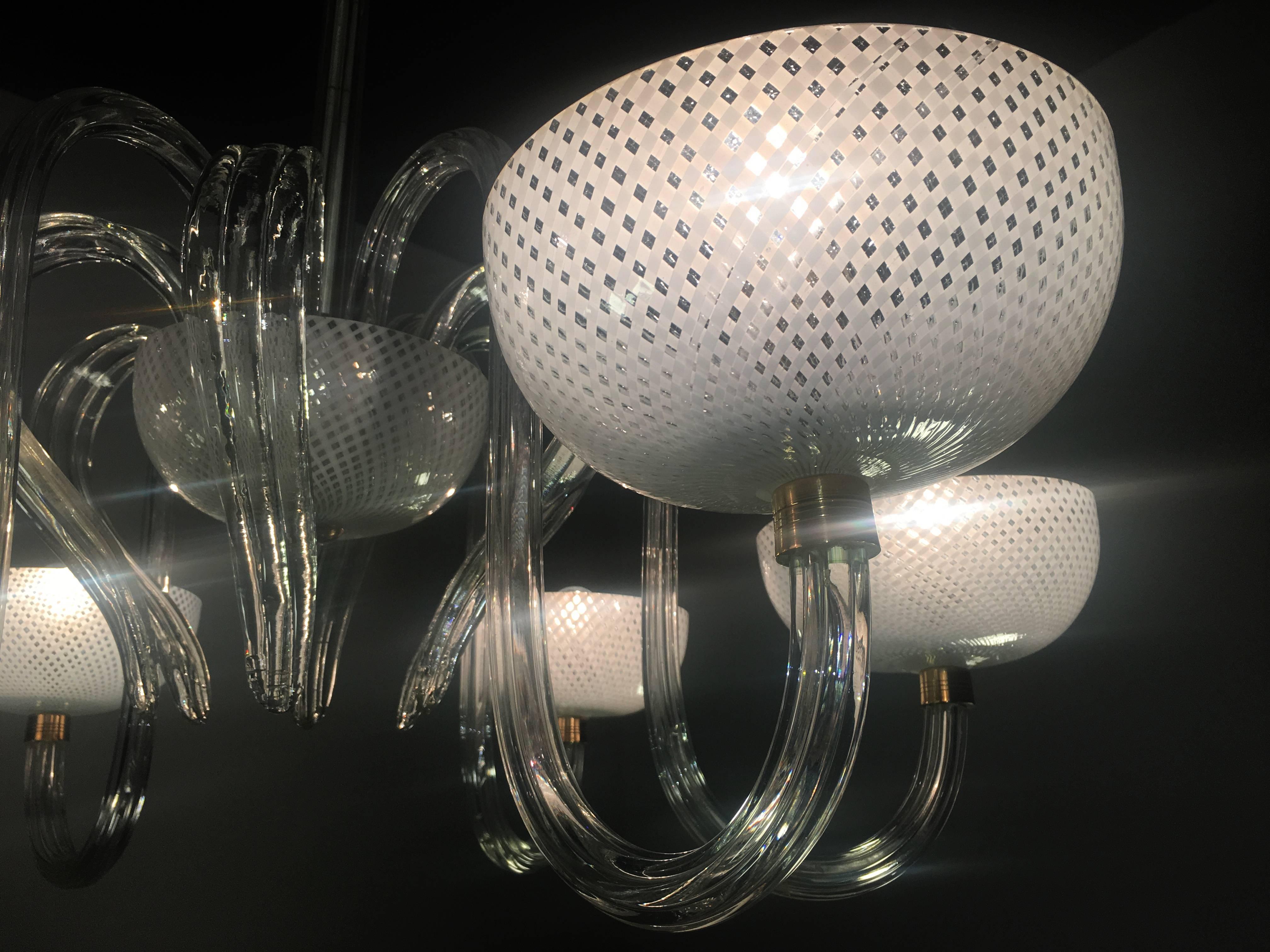 Magnifique lustre Venini 