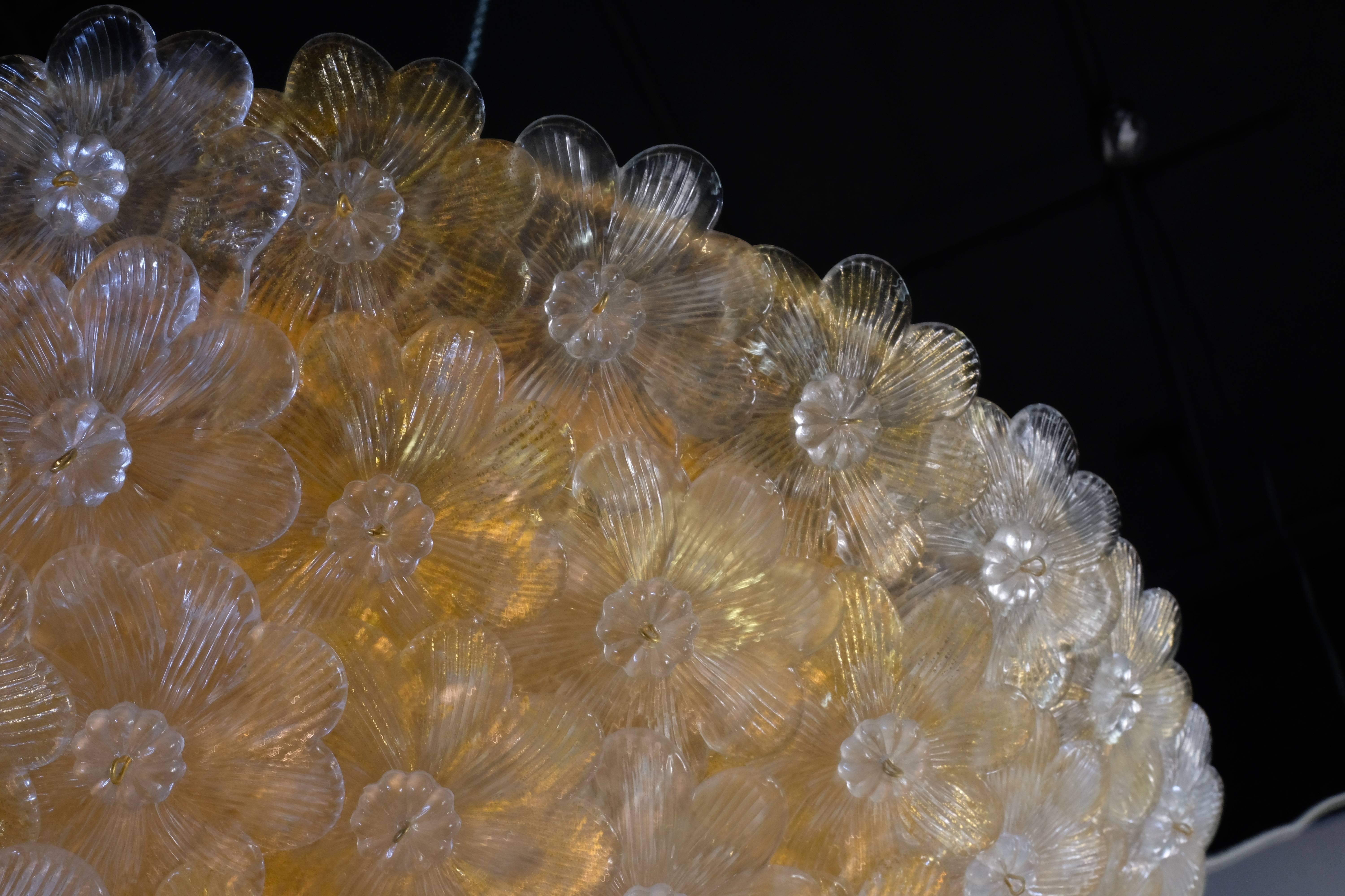 Lámpara de techo Flores de Barovier & Toso, Murano, años 1990 2