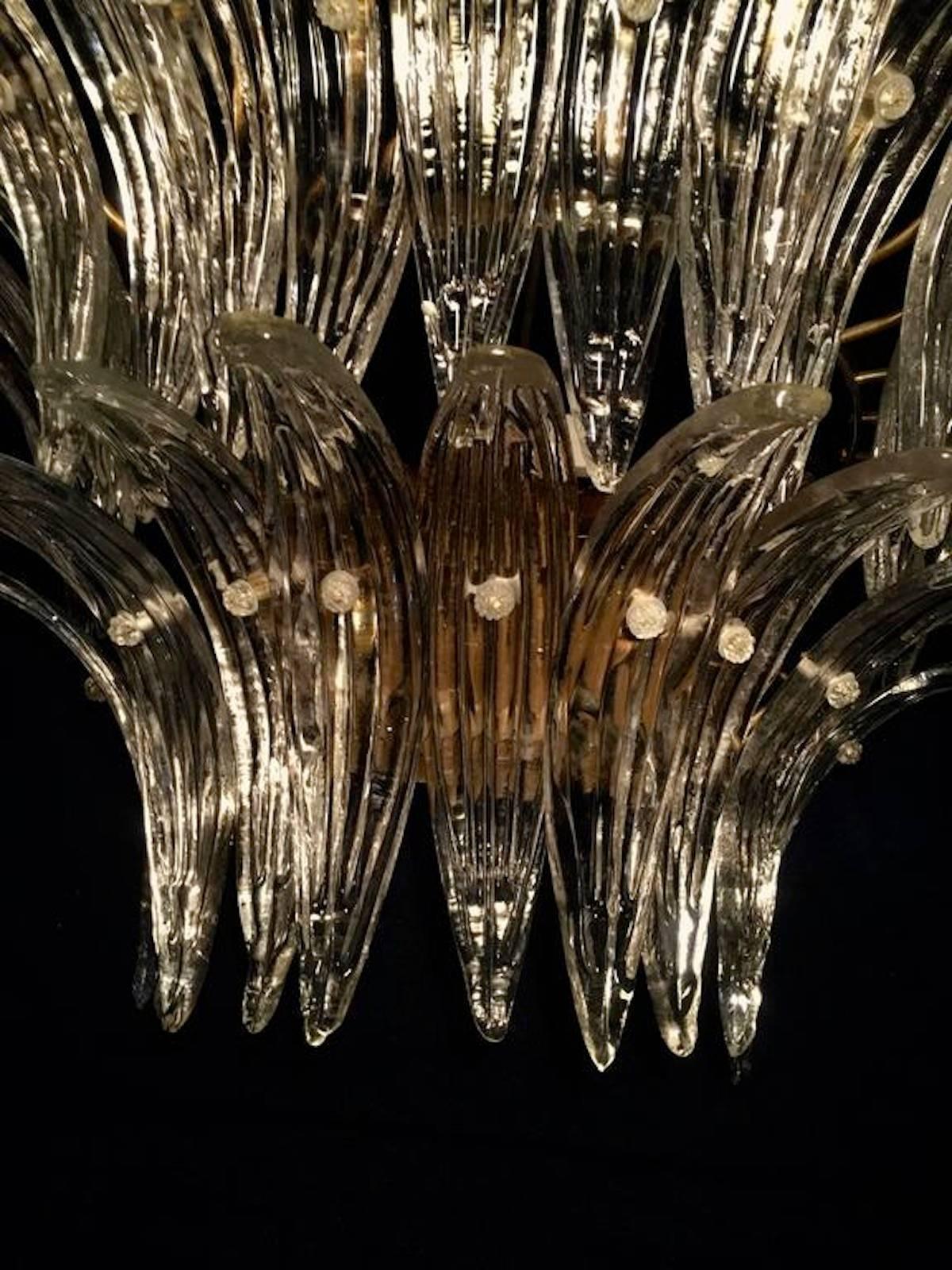 Original Italian Palmette Sconces by Barovier & Toso, Murano, 1960 1