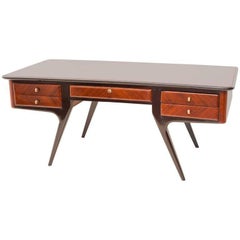 Fine Italian Midcentury Writing Table Paolo Buffa Style, 1950