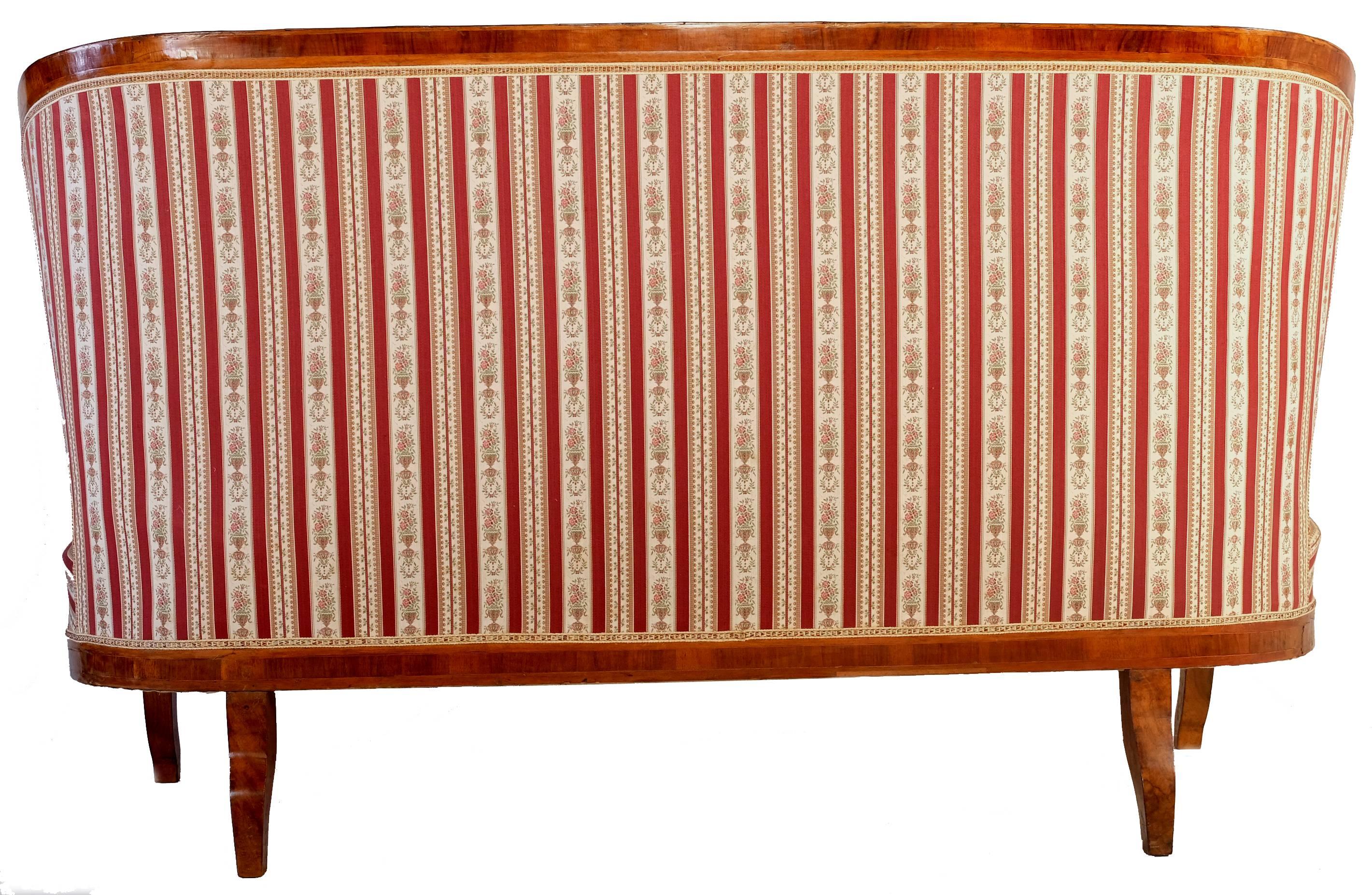 Juego de asientos Biedermeier, Sofá y dos sillones, Década de 1870 en Bueno estado para la venta en Budapest, HU