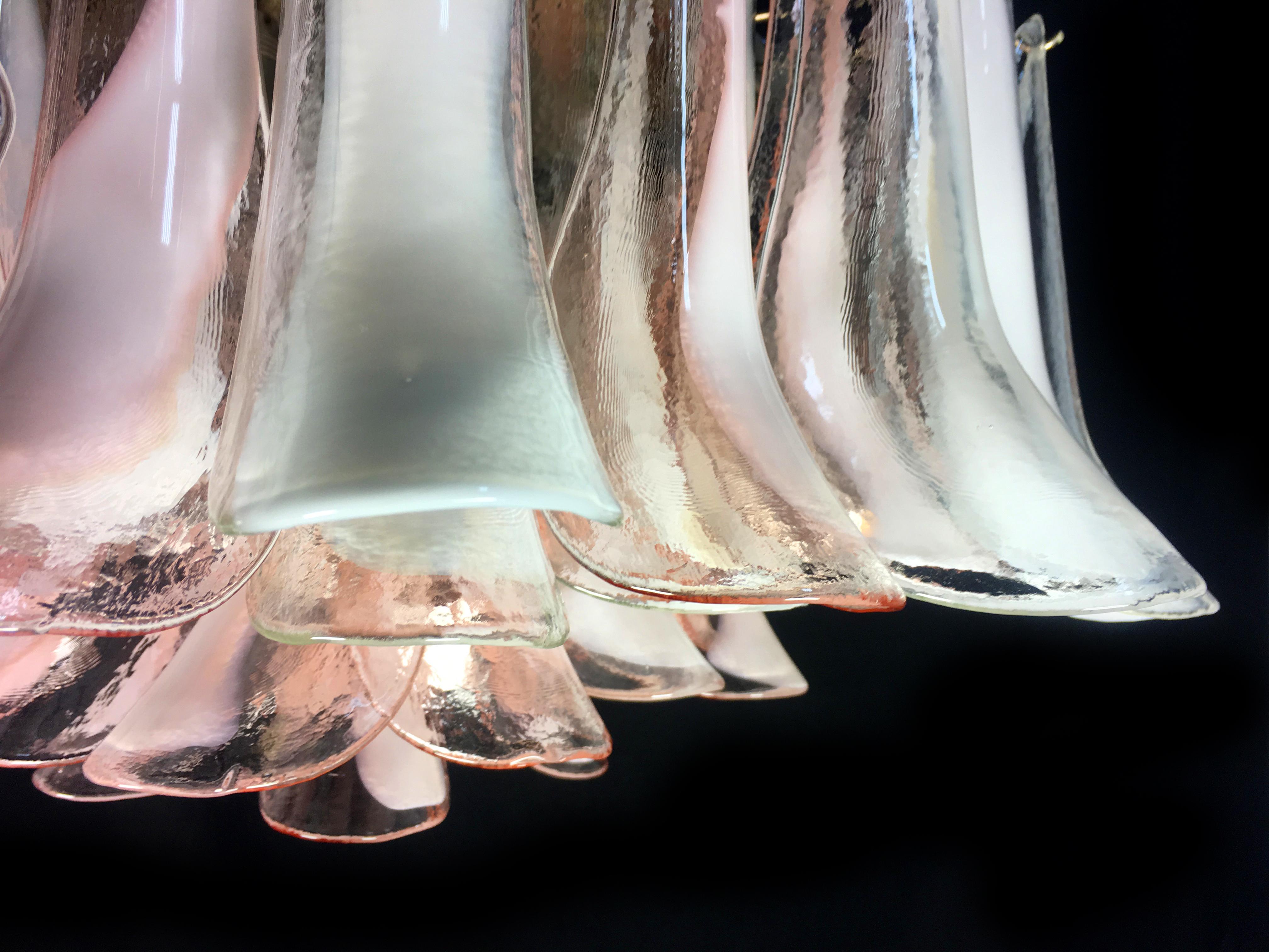 'Flamingo' Italian Chandelier Ceiling Lights, Murano 3