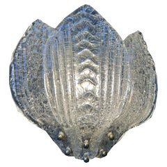 Divine Butterflies, Set of Three Magnificent Murano Wall Sconces, 1980's