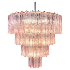Murano Pink Chandelier. 1990