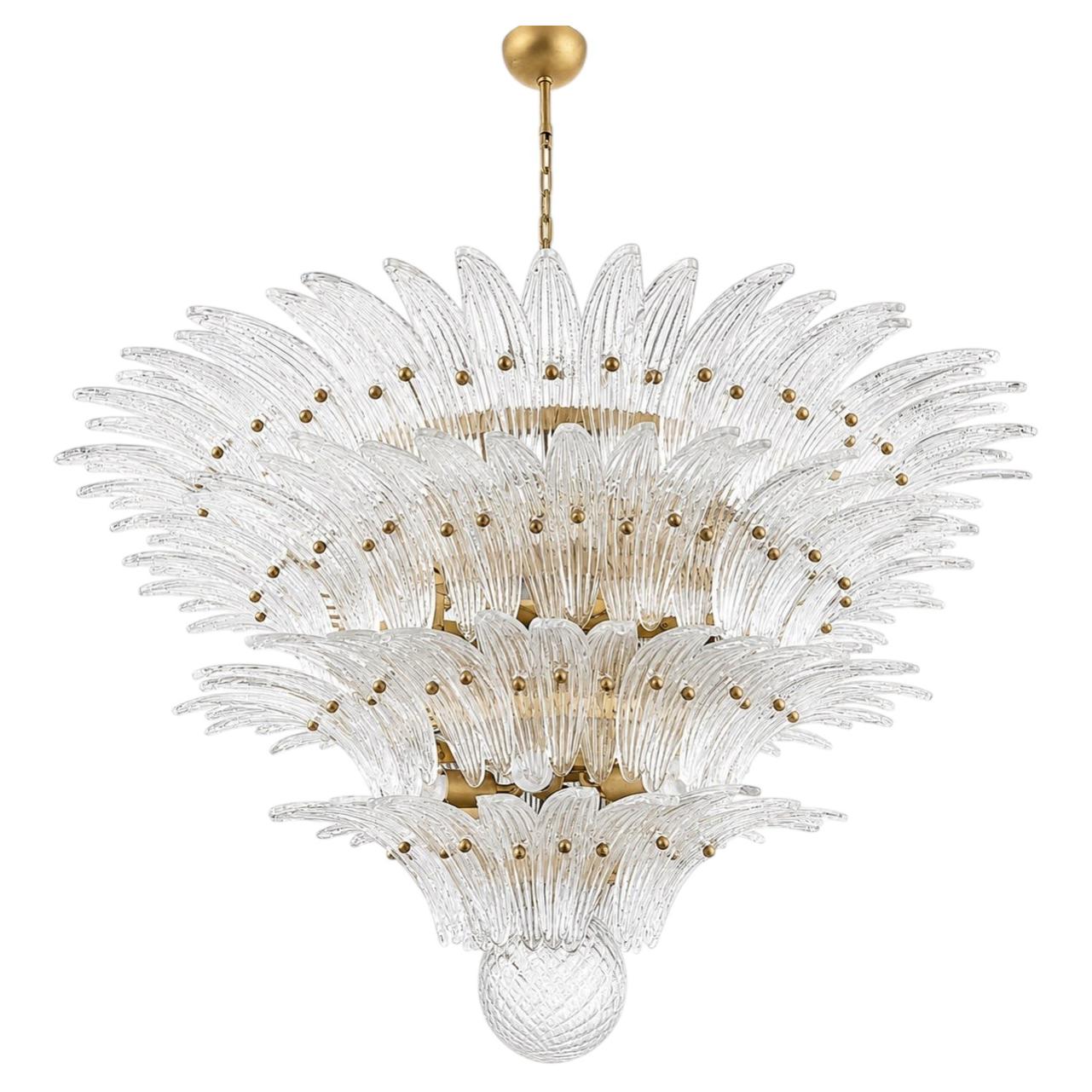 Fantastic Italian Chandelier Ceiling Light, Murano 1980