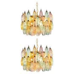 Pair Murano Chandeliers